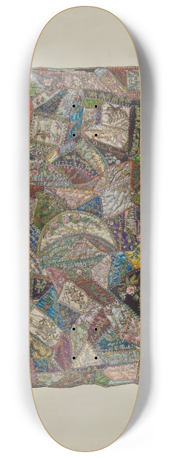 Florence Truelson - Patchwork Quilt 8.25 inch art skate deck