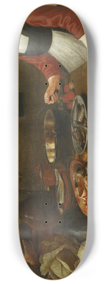 Floris van Schooten - Kitchen interior 8.25 inch art skate deck