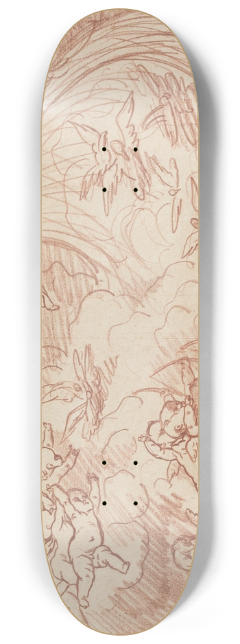 French School - The Veil of Cupids 8.25 inch art skate deck