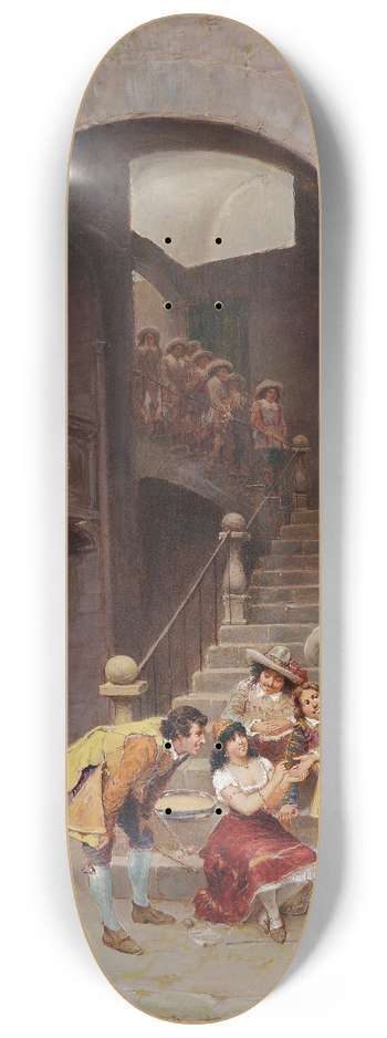 Francesco Bergamini - Die Wahrsagerin 8.25 inch art skate deck