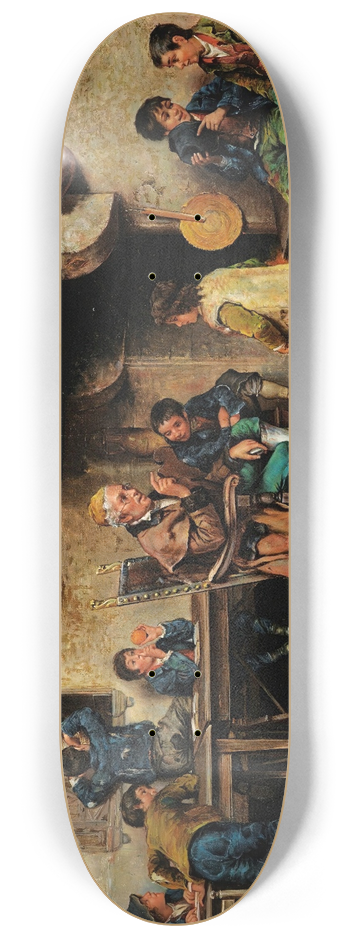 Francesco Bergamini - The school teacher 8.25 inch art skate deck