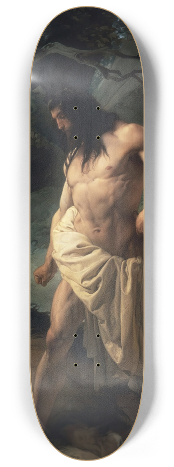 Francesco Hayez - Samson and the lion 8.25 inch art skate deck