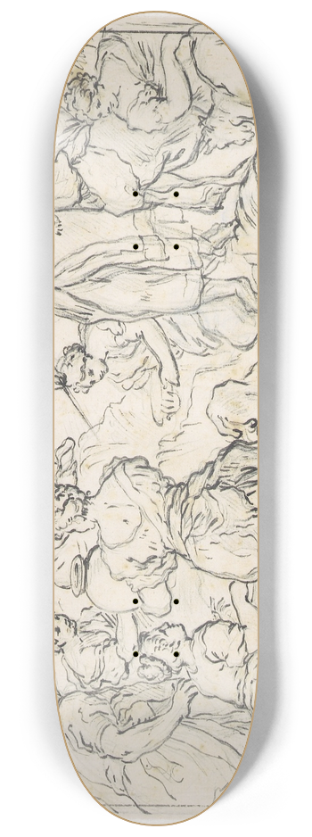 Francesco La Marra - Moses slr vand af klippen 8.25 inch art skate deck