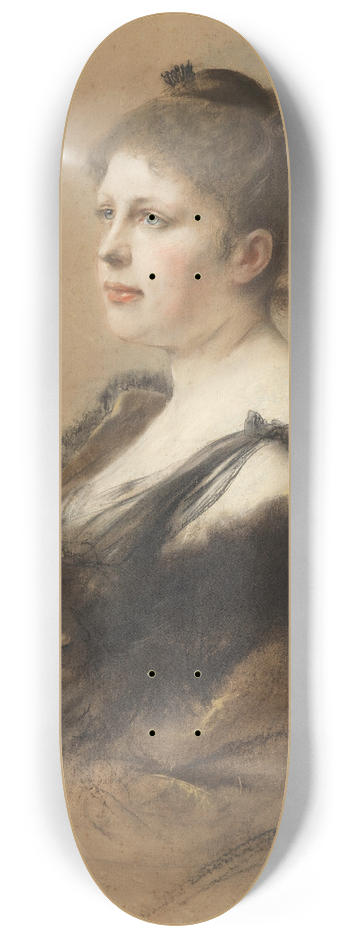 Friedrich August von Kaulbach - Ccile von Munkcsy 8.25 inch art skate deck