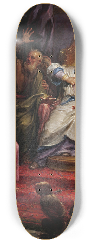 Francesco Trevisani - Christ Before Caiaphas 8.25 inch art skate deck