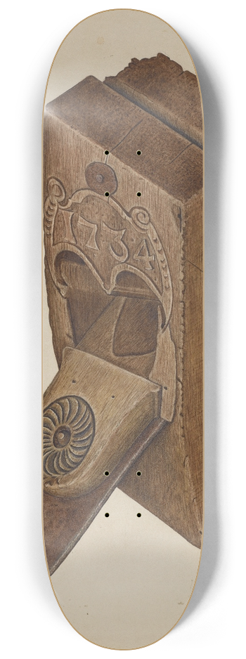 Frances Godfrey - Plane 8.25 inch art skate deck