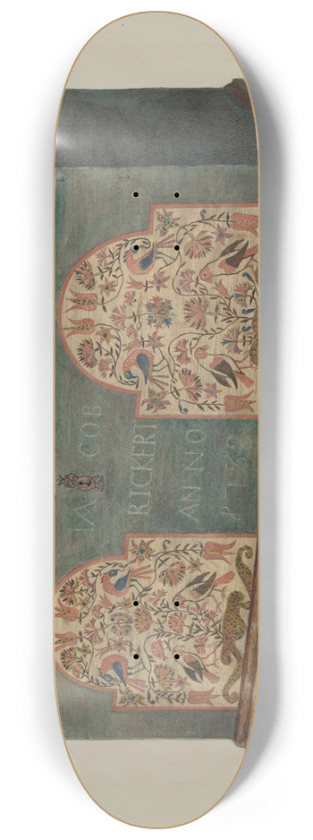 Frances Lichten - Pa. German Chest 8.25 inch art skate deck