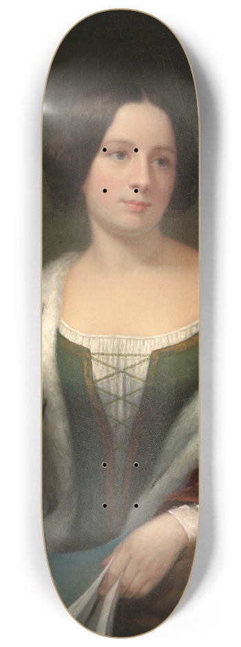 Francis Bicknell Carpenter - Unidentified Woman 8.25 inch art skate deck