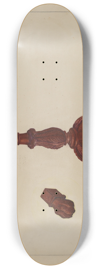 Francis Borelli - Card Table 8.25 inch art skate deck