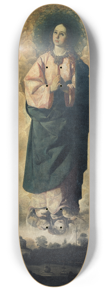 Francisco de Zurbarn - Immaculate Conception 8.25 inch art skate deck