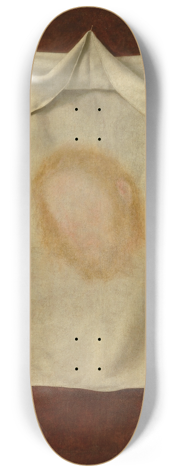 Francisco de Zurbarn - The holy Face 8.25 inch art skate deck
