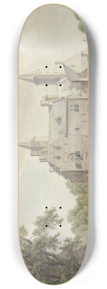 Franciscus Andreas Milatz - Het Slot te Heemstede 8.25 inch art skate deck