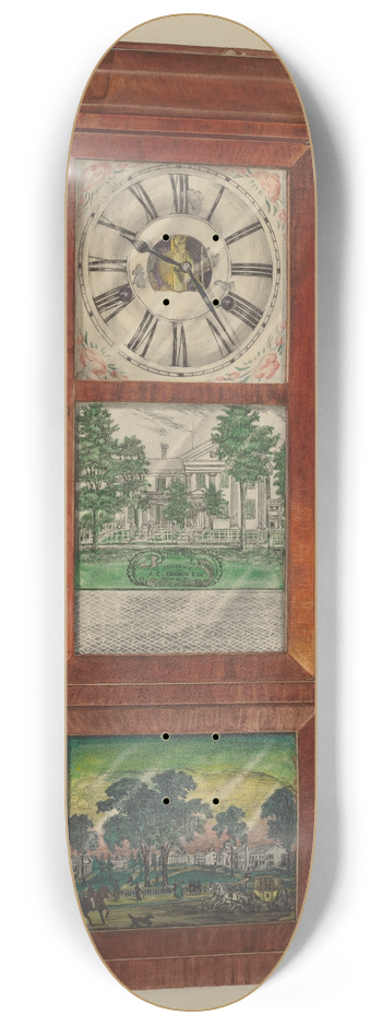 Francis Law Durand - Mantel Clock 8.25 inch art skate deck