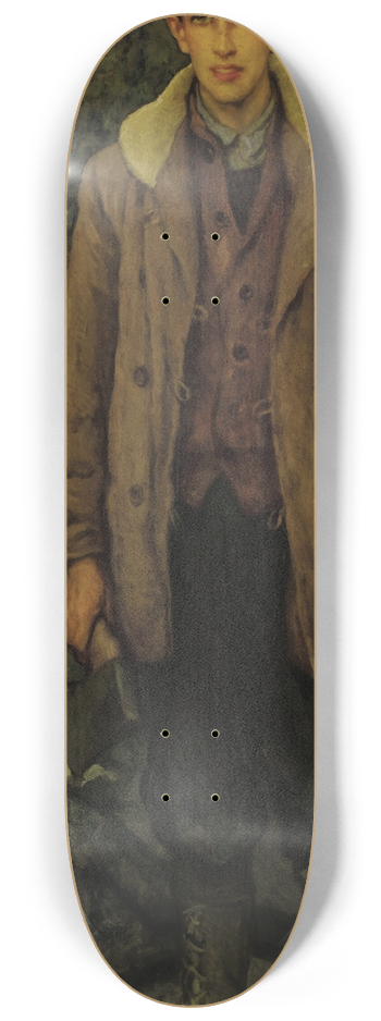 Francis Luis Mora - The Woodsman (William Compton) 8.25 inch art skate deck