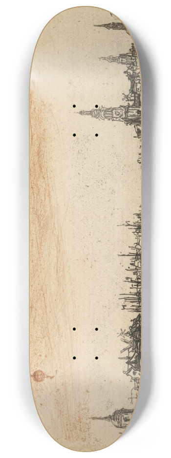Francis Seymour Haden - Amstelodamum, no. 1 8.25 inch art skate deck
