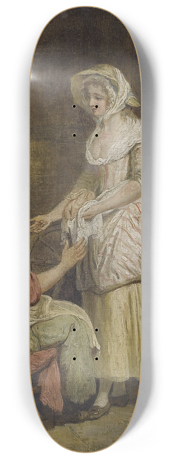 Francis Wheatley - The Affectionate Daughter 8.25 inch art skate deck