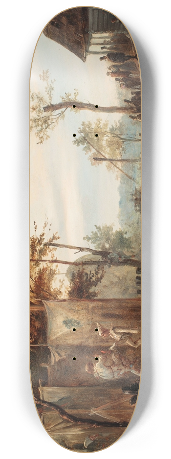 Franciszek Kostrzewski - Circus in Saska Kpa 8.25 inch art skate deck