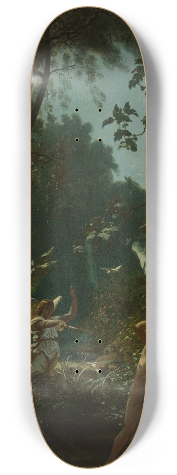 Francois-Louis Franais - Adam et Eve chasss du paradis 8.25 inch art skate deck