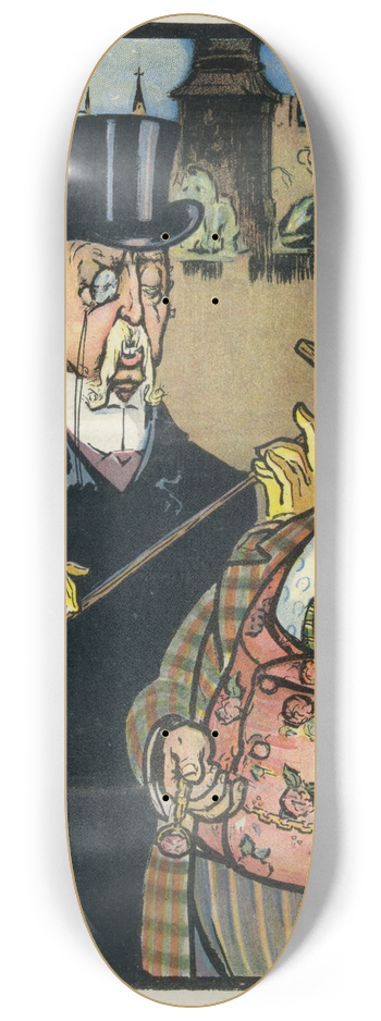 Frank Arthur Nankivell - A first-class lie 8.25 inch art skate deck