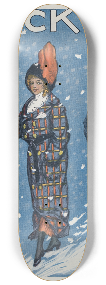 Frank Arthur Nankivell - Right in style 8.25 inch art skate deck