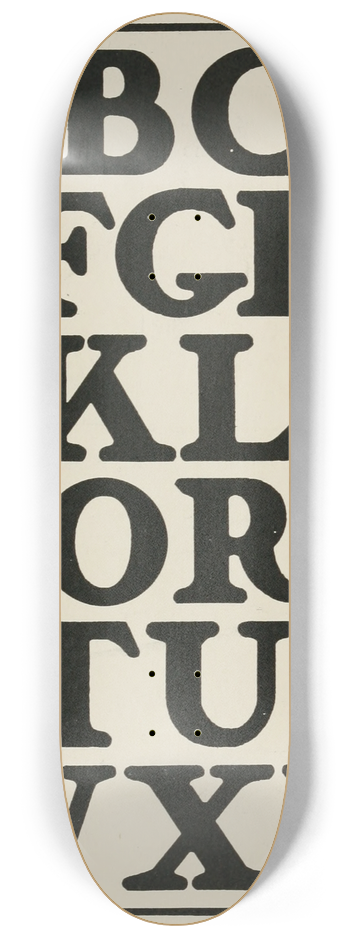 Frank Chouteau Brown - Modern American Capitals 8 8.25 inch art skate deck
