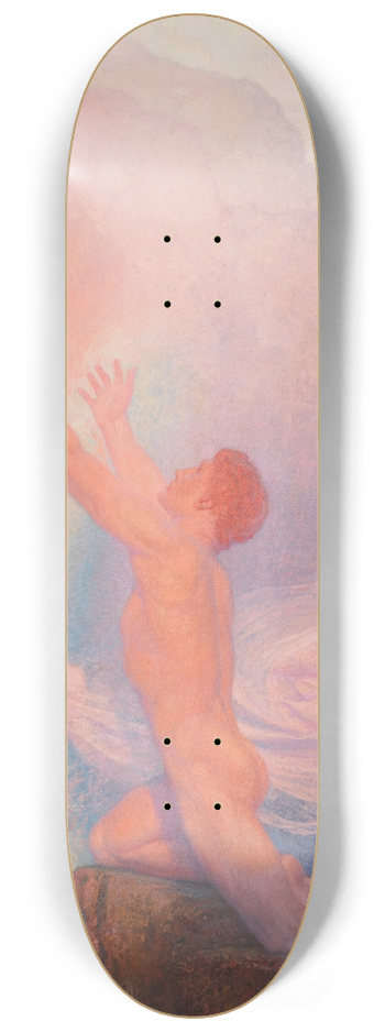Frank Dicksee - The Ideal or In Quest of Truth 8.25 inch art skate deck
