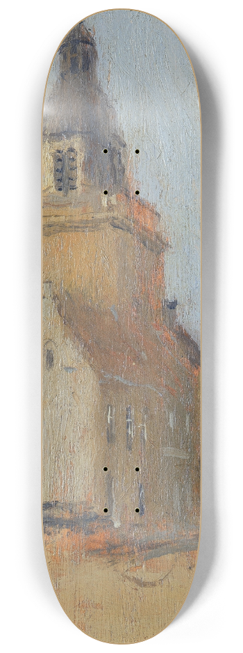 Frank Edwin Scott - Eglise de Ville 8.25 inch art skate deck