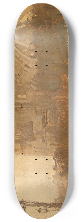 Frank Edwin Scott - Notre Dame no. I 8.25 inch art skate deck