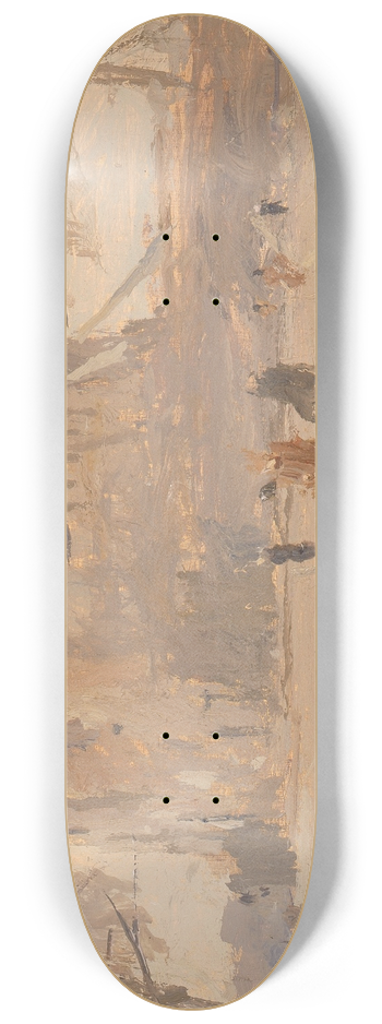 Frank Edwin Scott - Notre Dame no. II 8.25 inch art skate deck