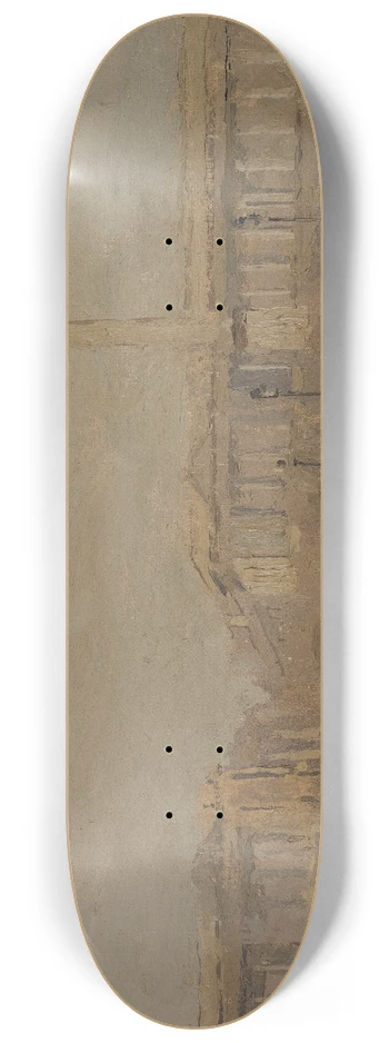Frank Edwin Scott - Place de la Concorde no. II 8.25 inch art skate deck