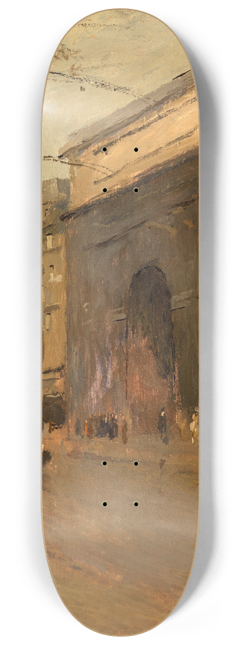 Frank Edwin Scott - Porte St. Denis 8.25 inch art skate deck