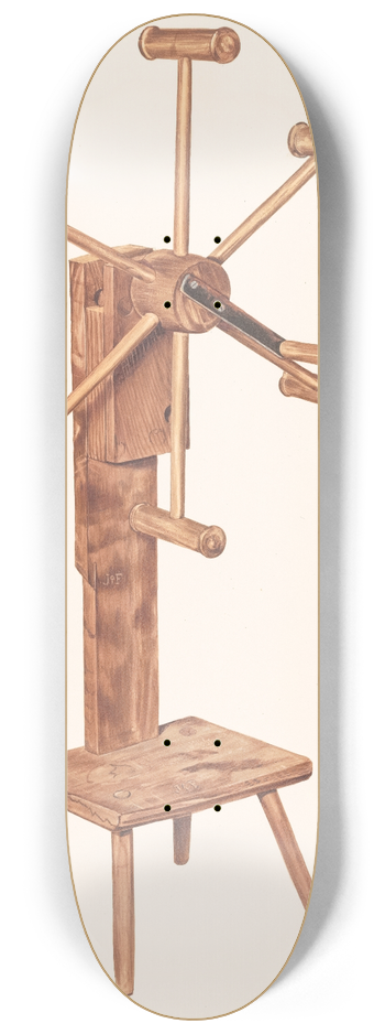 Frank Eiseman - Clock Reel 8.25 inch art skate deck
