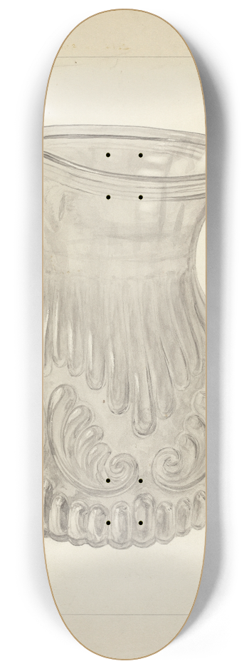 Frank Fumagalli - Blown Glass  Pitcher 8.25 inch art skate deck