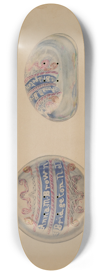 Frank Fumagalli - Paper Weight 8.25 inch art skate deck