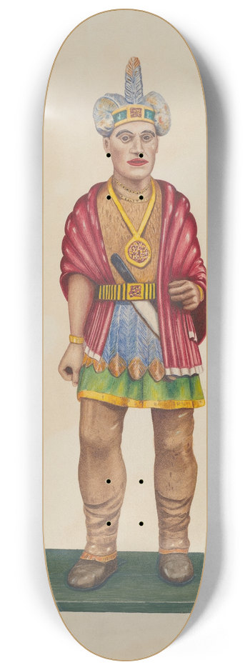 Frank Gutting - Indian 8.25 inch art skate deck