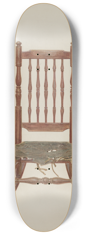 Frank M. Keane - Rocking Chair with Rawhide Seat 8.25 inch art skate deck