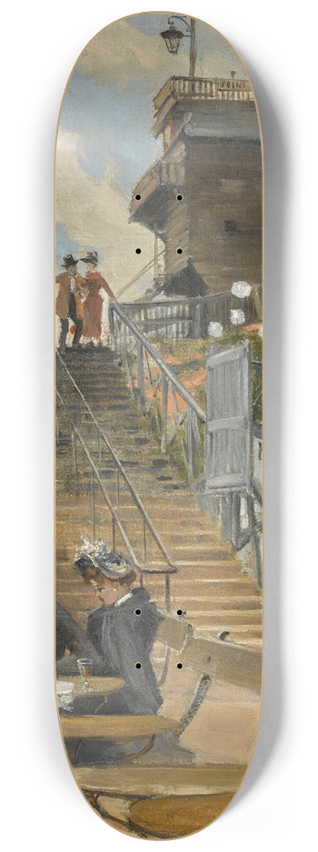 Frank Myers Boggs - Le moulin de la galette 8.25 inch art skate deck