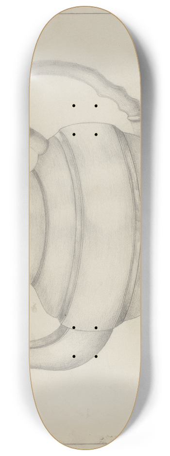 Frank Nelson - Pewter Teapot 8.25 inch art skate deck