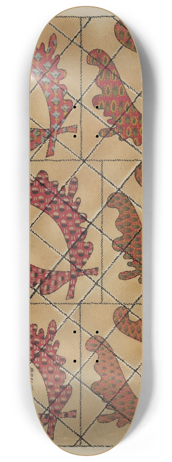 Frank Nelson - Quilt 8.25 inch art skate deck