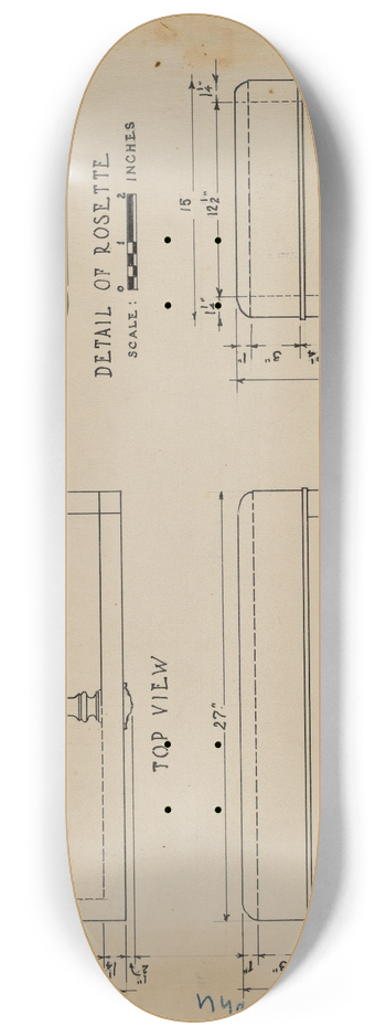 Frank Wenger - Stool 8.25 inch art skate deck