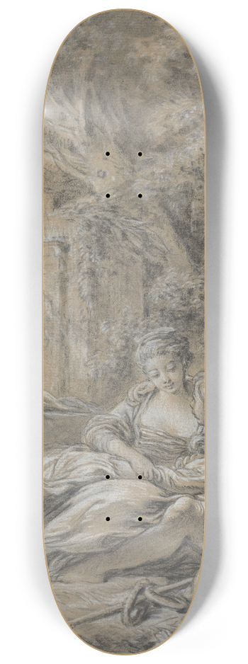 Franois Boucher - Tte--tte 8.25 inch art skate deck