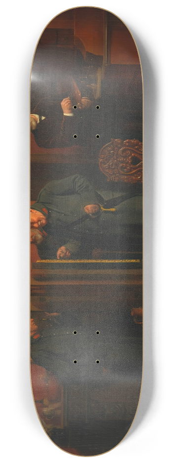Friedrich Friedlnder - Der Maler Friedlnder in seinem Atelier 8.25 inch art skate deck