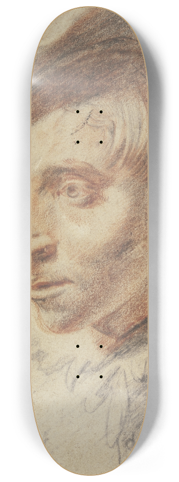 Frans Hals - Brustbild eines Bauern mit Kappe 8.25 inch art skate deck