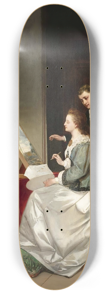 Frans Moormans - The Painting Lesson 8.25 inch art skate deck
