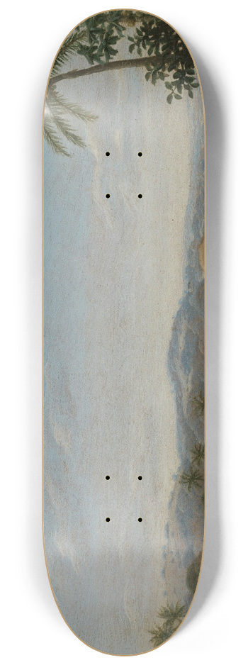 Frans Post - Brazilian Landscape 8.25 inch art skate deck