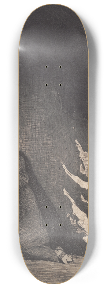 Frans Schwartz - Ildebrand i klostret 8.25 inch art skate deck