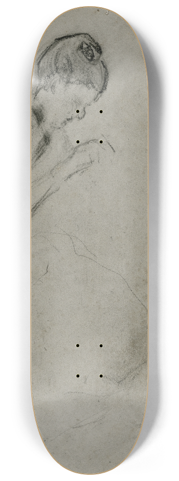 Frans Smissaert - FIguurstudies 8.25 inch art skate deck