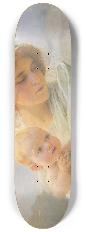 Frantisek Dvorak - Mother with a Child 8.25 inch art skate deck