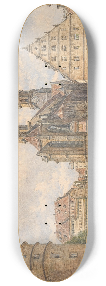 Franz Alt - Stiftskirche Stuttgart 8.25 inch art skate deck