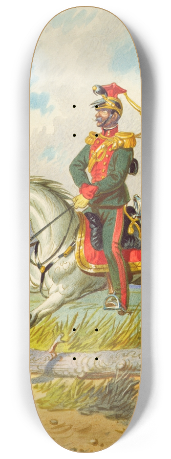 Franz Gerasch - Soldat zu Pferd 5 8.25 inch art skate deck